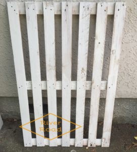 Painted pallet front
