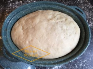 Dough doubled in size