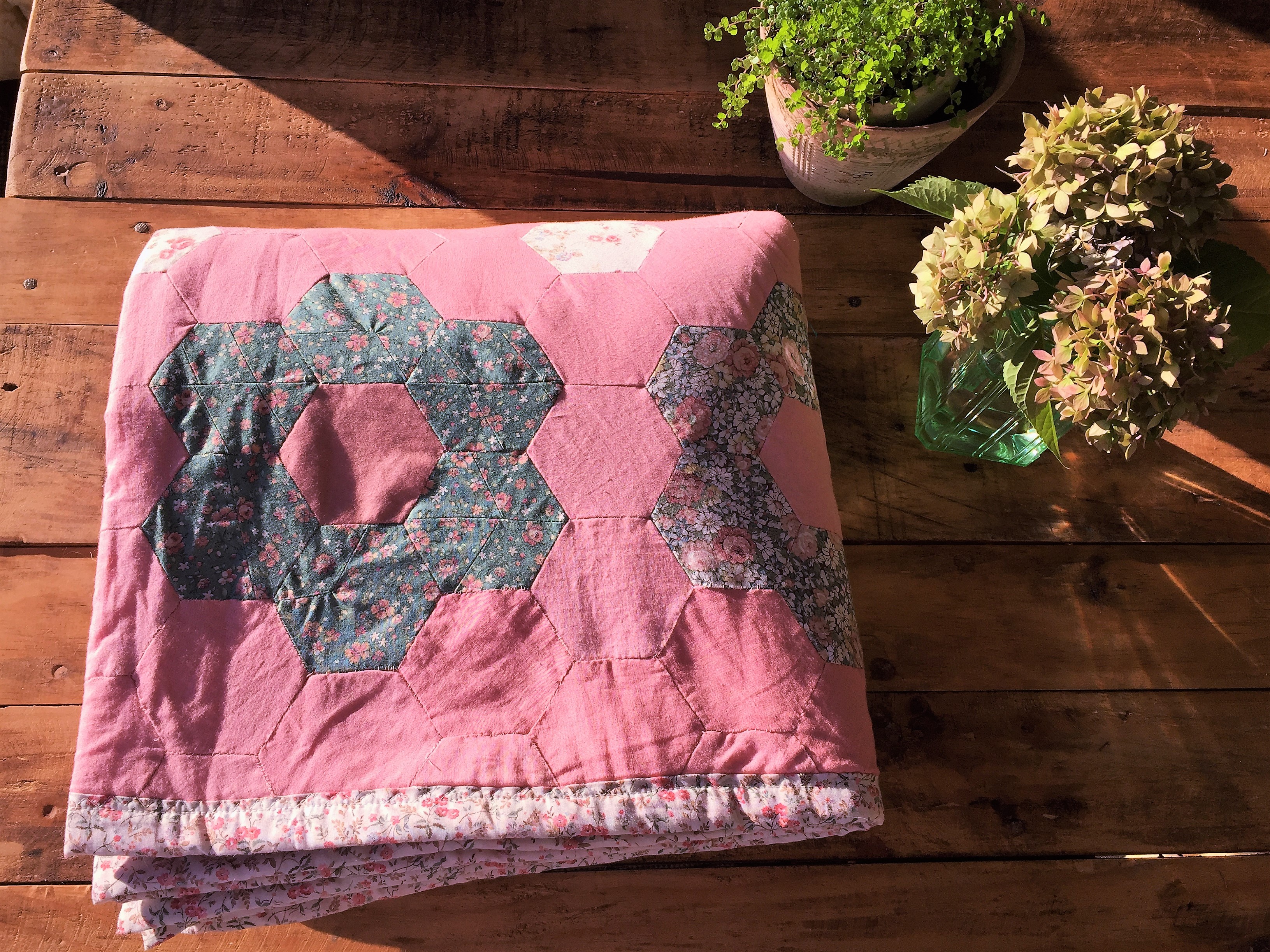 My first quilt made with love….